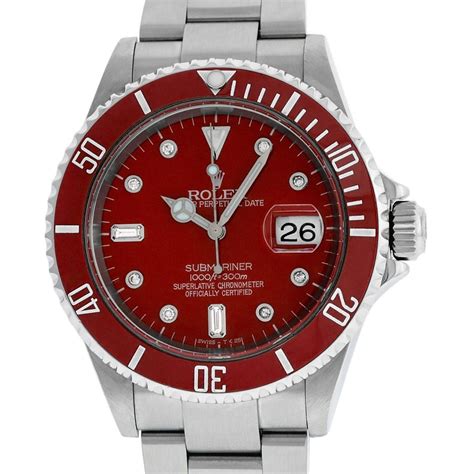 rolex submariner rouge et noir|rolex submariner temps de plonge.